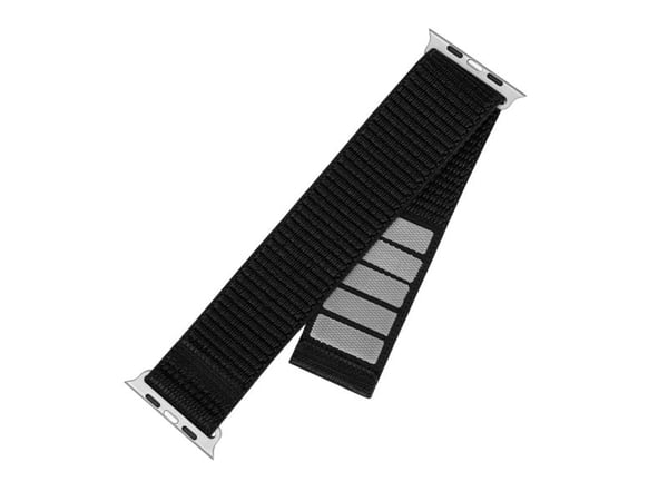Fixed Fixed | Urheiluranneke Apple Watch 42/44/45mm | 160-210 mm | Musta | Nylon | Nylon