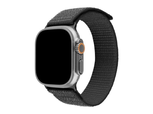 Fast Fast | Sportsrem for Apple Watch Ultra 49mm | 160-210 mm | Mørkegrå | Nylon