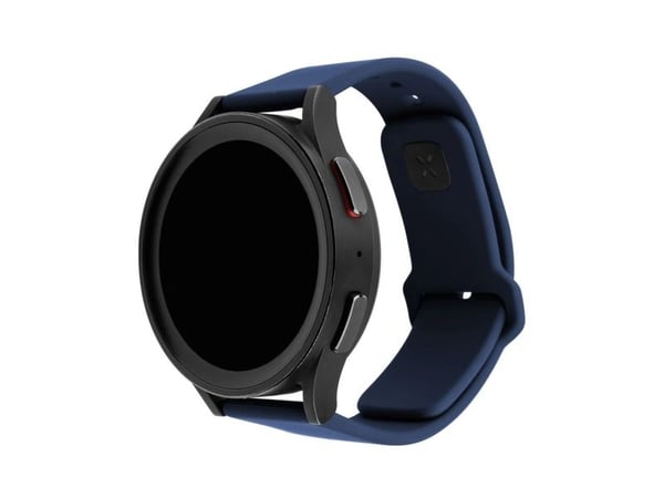 FIXED - Klokkestropp for smart armbåndsur - silicone, quick release, 20 mm - 160-235 mm - blå