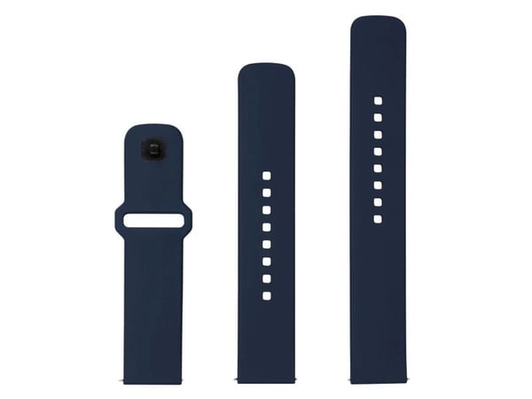 FIXED - Klokkestropp for smart armbåndsur - silicone, quick release, 20 mm - 160-235 mm - blå