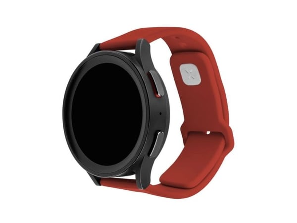 FIXED - Klokkestropp for smart armbåndsur - silicone, quick release, 20 mm - 160-235 mm - rød