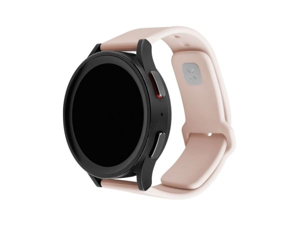 FIXED - Klokkestropp for smart armbåndsur - silicone, quick release, 22 mm - 160-235 mm - rosa