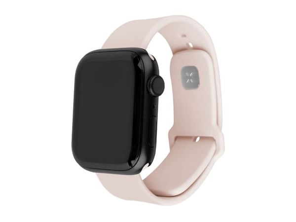 FIXED - Klokkestropp for smart armbåndsur - 38/40/41mm, silicone - rosa - for Apple Watch Hermès Series 9, SE 3, Series 10, Series 11, Series 8, Se...