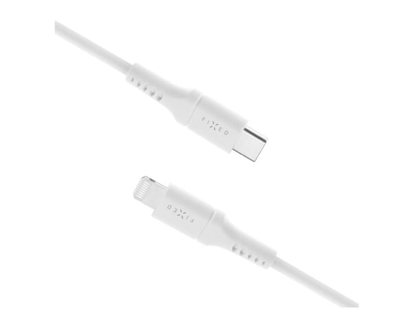 FIXED FIXDLS-CL12-WH, 1,2 m, Lightning, USB C, Uros, Uros, Valkoinen