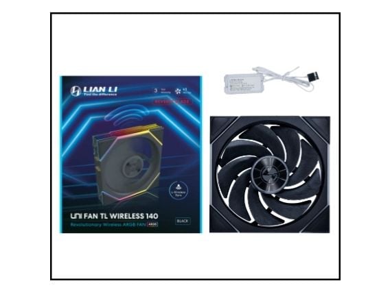 Lian Li Uni Fan TL, Vifte, 14 cm, 200 RPM, 1800 RPM, Svart