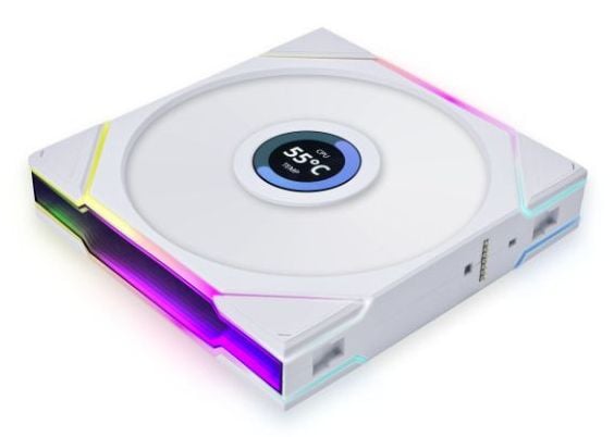 Lian Li Uni Fan TL LCD, Vifte, 14 cm, 400 RPM, 1600 RPM, Hvit