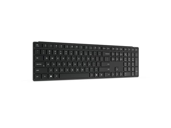 Lenovo Pro 6000 - Tastatur - multimodus - trådløs - 2.4 GHz, Bluetooth 5.3 - QWERTY - Dansk - eklipsesvart - brun boks