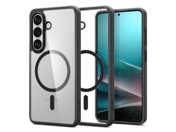 Spigen Ultra Hybrid (MagFit), Etui, Samsung, Galaxy S26+, 17 cm (6.7"), Gjennomsiktig, Svart