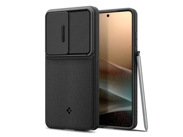 Spigen Optik Armor, Mobilskal, Samsung, Galaxy S26 Ultra, 17,5 cm (6.9"), Svart