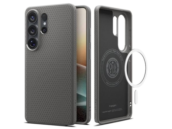 Spigen Liquid Air (MagFit), Mobilskal, Samsung, Galaxy S26 Ultra, 17,5 cm (6.9"), Grå