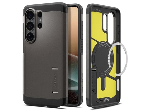 SPIGEN TOUGH ARMOR fodral kompatibelt med MagSafe för SAMSUNG S26 Ultra gunmetal