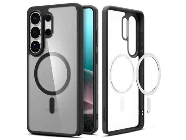 Spigen Ultra Hybrid (MagFit), Etui, Samsung, Galaxy S26 Ultra, 17,5 cm (6.9"), Gjennomsiktig, Svart