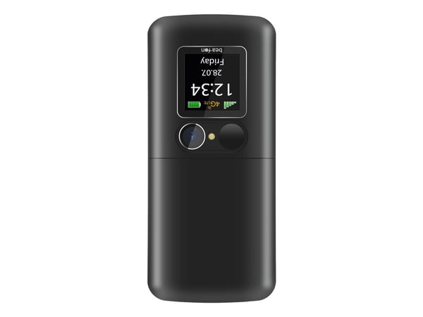 Beafon Fold 10 LTE, Simpukka, Yksittäinen SIM, 5,59 cm (2.2"), Bluetooth, 1350 mAh, Musta, Hopea