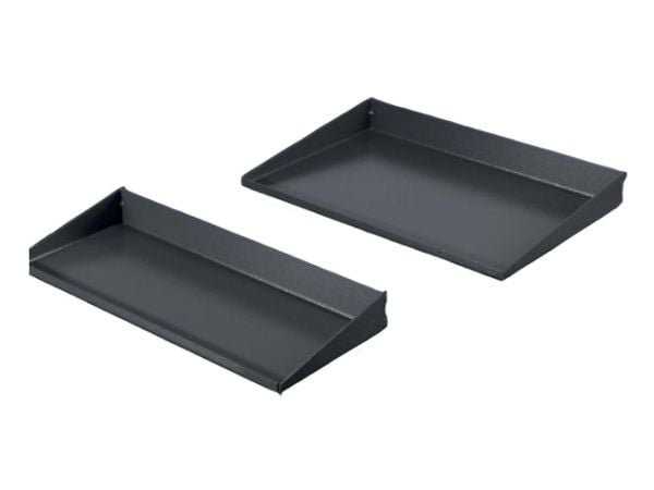 Rittal 4051.101, Ripustuskiinnitys, Terästä, Musta, Vastaanotto, 2 hyllyä, 510 mm