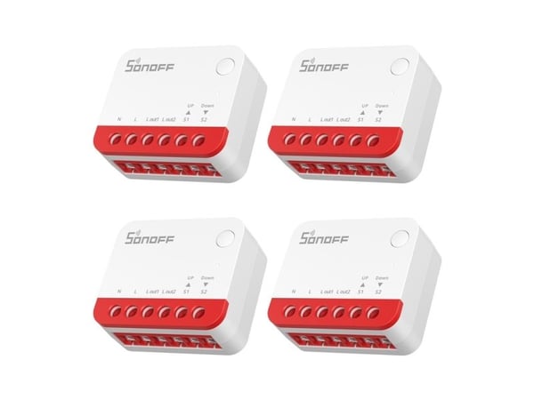 Älykäs ZigBee-rullaverhokytkin Sonoff MINI-ZBRBS (4-pack)