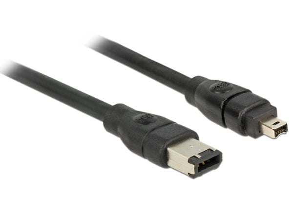 Delock - IEEE 1394-kabel - 6 pin FireWire (hann) til 4 pin FireWire (hann) - 3 m