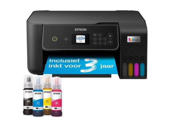 Epson EcoTank ET-2871 - Multifunktionsskrivare - färg - bläckstråle - ITS - A4 (media) - upp till 10 sidor/minut (utskrift) - 100 ark - Wi-Fi, USB ...