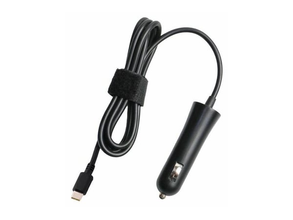 CoreParts - Strömadapter - bil / USB-C - DC 5 V / 3 A, 9 V / 3 A, 12 V / 3 A, 15 V / 3 A, 20 V / 3.25 A output - DC 12 - 24 V - 65 Watt - svart