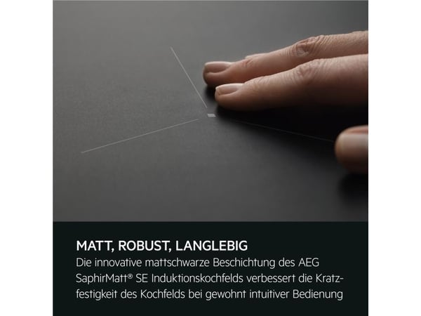 AEG TO64IA0AIT, Svart, Innebygget, 60 cm, Sonebasert induksjon, Glass-keramikk, 4 zone(s)