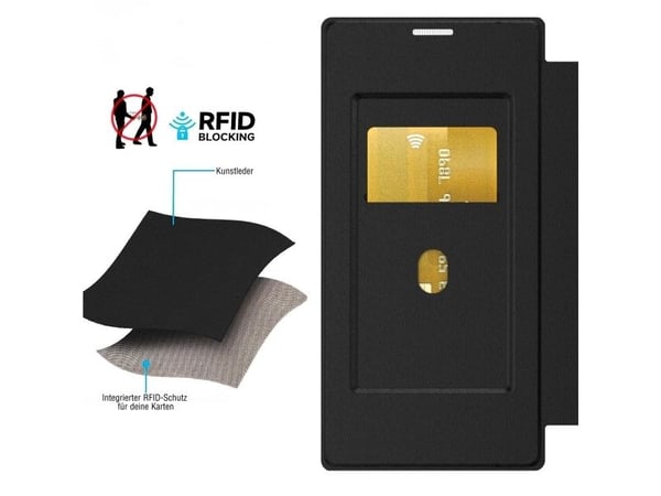 4smarts Urban Pro, Flip case, Apple, iPhone 17, 16 cm (6.3"), Svart, Gjennomsiktig