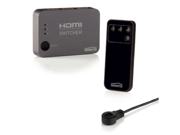 Marmitek Connect 310 UHD - Video/audio switch - 3 x HDMI - stasjonær