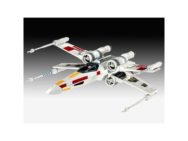 Revellin Star Wars X-Wing Fighter -mallisarja, mittakaava 1:112, taso 3, uskollinen jäljennös monine yksityiskohtineen, helppo liimata ja maalata, ...