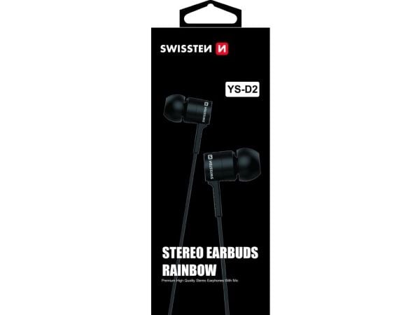Øretelefoner „Rainbow Swissten YS-D2“ - svart