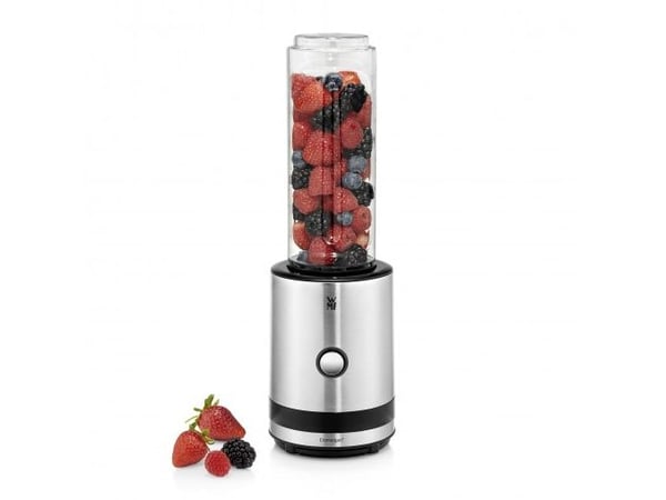 WMF KITCHENminis smoothie-to-go bordbatteri 0,6l 300W sort - blandebatteri i rustfritt stål (0416500011)