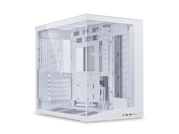 Lian Li 011 Dynamic Mini O11 DYNAMIC MINI V2, Mini Tower, PC, Vit, ATX, micro ATX, Mini-ATX, Aluminium, Nät, Härdat glas, 16 cm