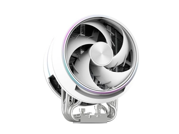 ZALMAN ZET 5 - Prosessorkjøler - (for: LGA1851, LGA1700, LGA1200, LGA115x Socket, AM5, AM4) - aluminium og kobber - 120 mm - hvit