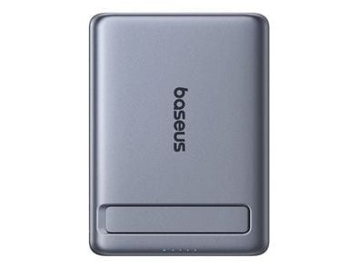 Baseus P1007680B813-00, 5000 mAh, Trådløs lading, 5 W, Grå