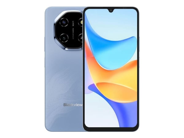 Blackview SHARK 6, 17,5 cm (6.88"), 4 GB, 128 GB, 16 MP, Android 15, Blå