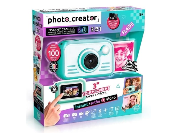 PHOTO CREATOR INSTANT CAMERA WITH COLOR PHOTO PAPER
