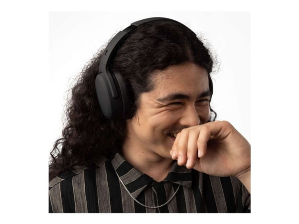 Skullcandy Crusher ANC 2 - Hodetelefoner med mikrofon - full størrelse - Bluetooth - trådløs - aktiv støydemping - ekte svart