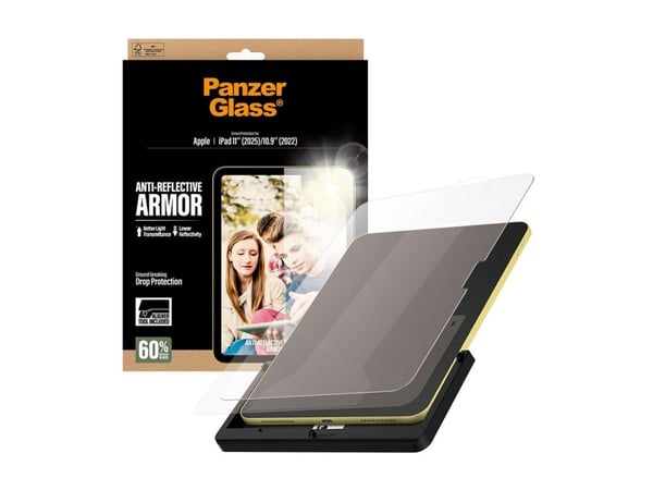 PanzerGlass - Skjermbeskyttelse for nettbrett - anti-reflekterende rustning, med FASTFIT-verktøy, ultra-bred passform - glass - for Apple 10.9-inch...