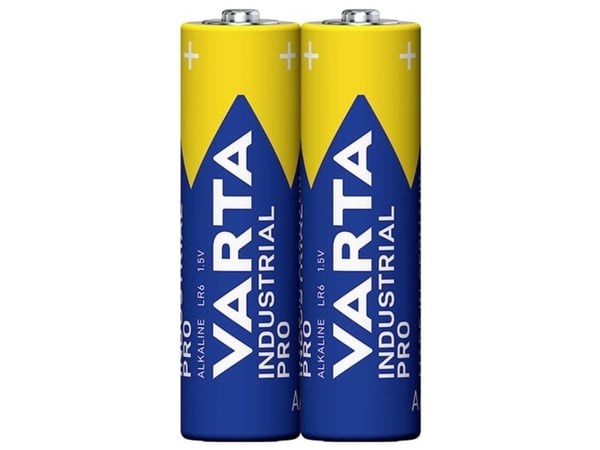 Varta Industrial Pro, Engangsbatteri, AA, Alkalinsk, 1,5 V, 2 stykker