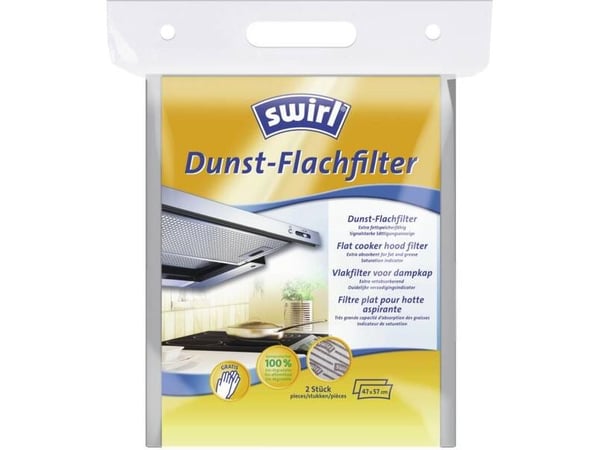 Swirl 221974, Filter til kjøkkenhette, 100 g, 2 stykker, 302 mm, 243 mm, 24 mm