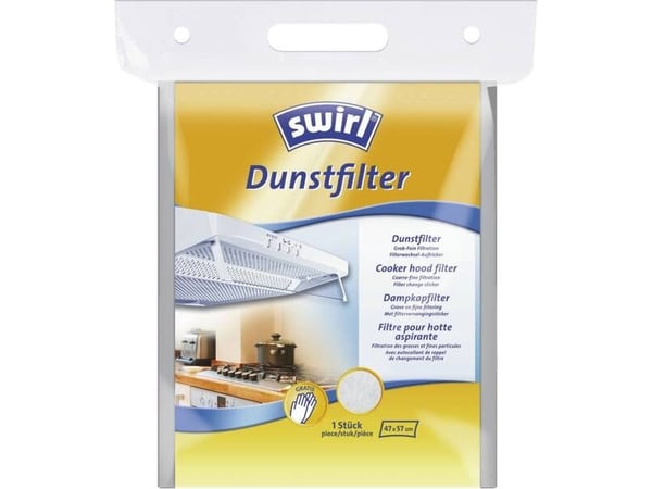 Swirl 221981, Filter til kjøkkenhette, 75 g, 220 mm, 285 mm, 35 mm, 85 g