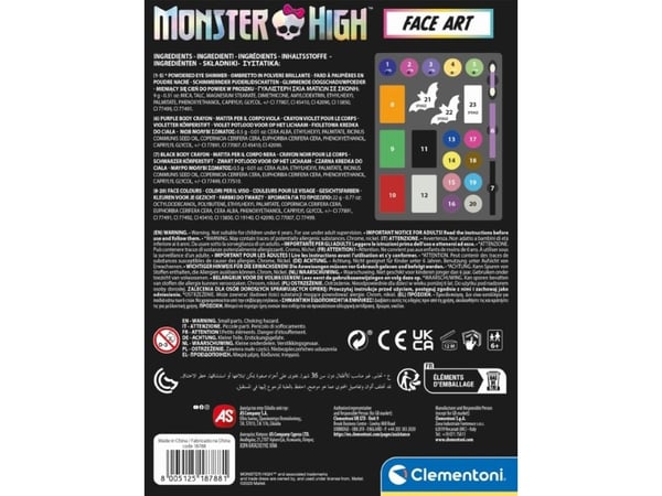 Monster High Face Art