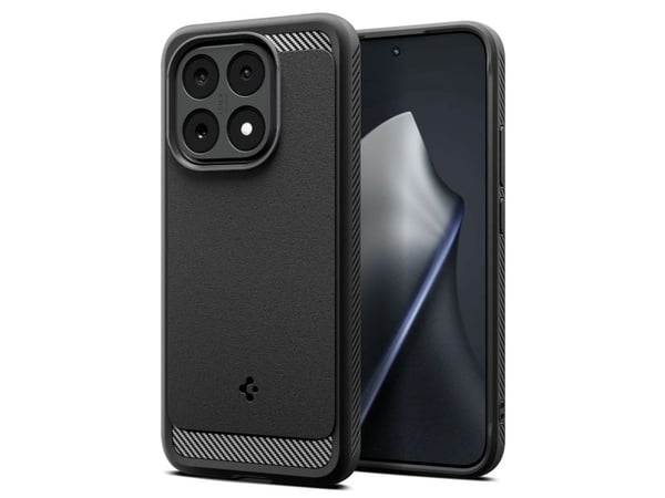 Spigen Rugged Armor, Mobilskal, Xiaomi, 15T, 17,4 cm (6.83"), Svart