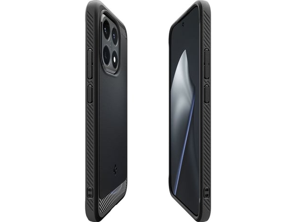 Spigen Rugged Armor, Mobilskal, Xiaomi, 15T, 17,4 cm (6.83"), Svart