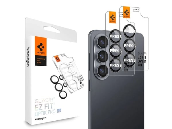 Spigen Glas.Tr Ez Fit Optik Pro HD Kamera Cover 2-pack Samsung Galaxy S26+ - Juodas - Juodas