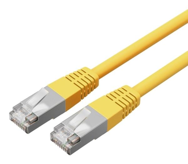 shiverpeaks BASIC-S liitäntäkaapeli, kat. 6, S/FTP, keltainen, 10,0 m RJ45-pistoke - RJ45-pistoke, valettu kupu, halogeeniton, - 1 kpl (BS75720-HY)