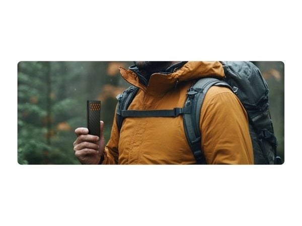 Nitecore CARBO10000G2ORA, 10000 mAh, Lithium-Ion (Li-Ion), 3,88 V, 30 W, Svart, Oransje