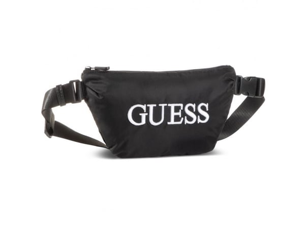 Guess Quatro tekstil midjebag/bumbag svart 19/28,5 x 17 x 4 cm