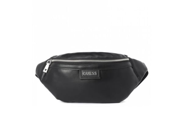 Guess Scala syntetiskt läder/textil midjeväska Fanny Pack HMESCAP1230, svart 21,3 x 15 x 7,5 cm