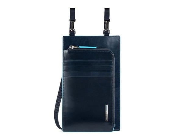 Piquadro crossbody-veske blå 11,5 x 19 x 2 cm (for kvinner)