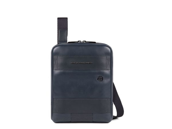 Piquadro Obidos crossbody-veske, blå | 17 x 22 x 5,00 cm | for menn