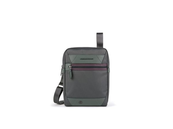 Piquadro Trakai small crossbody-veske grønn, 27 x 21 x 5 cm