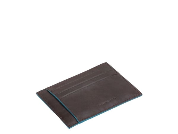 Piquadro Blue Square i skinn kortholder PP2762B2R Mogano unisex